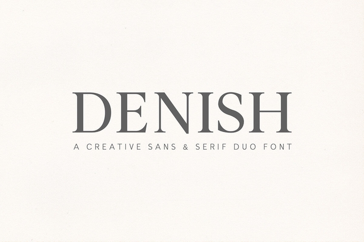 Denish字体 1