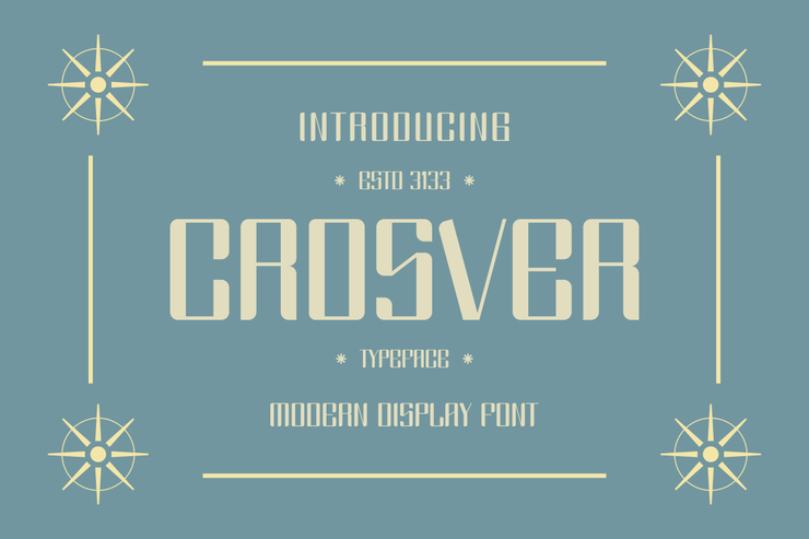 Crosver字体 1