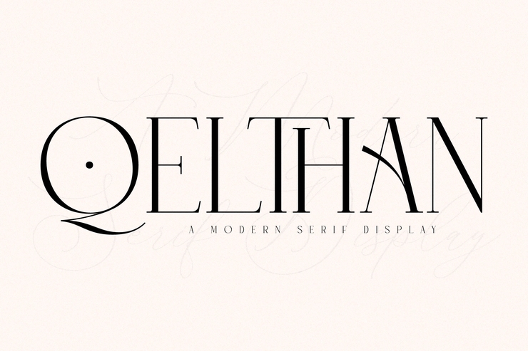 Qelthan字体 1