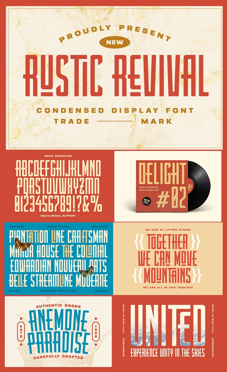 Rustic revival字体 1