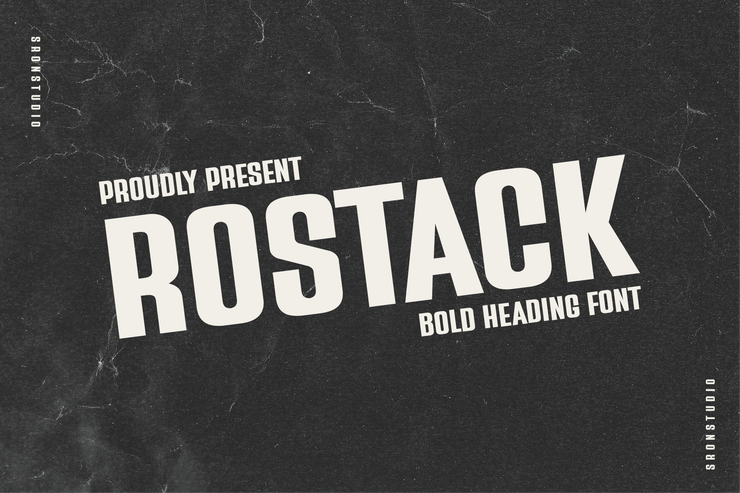 Rostack字体 2
