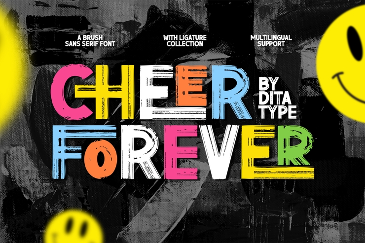 Cheer forever字体 1