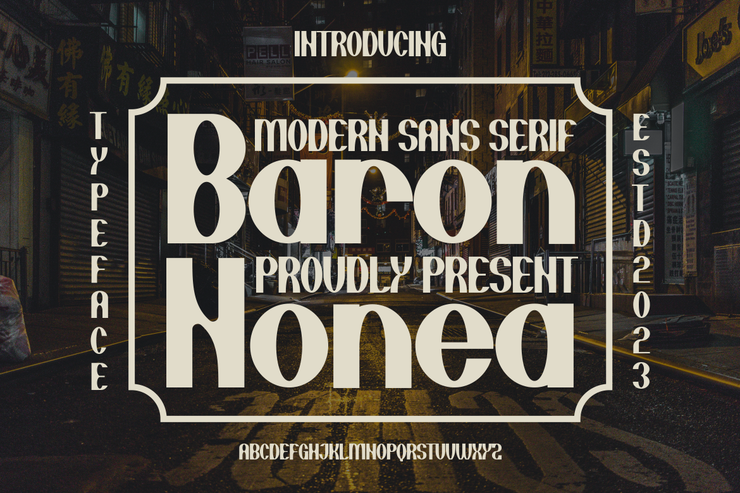 Baron nonea字体 4