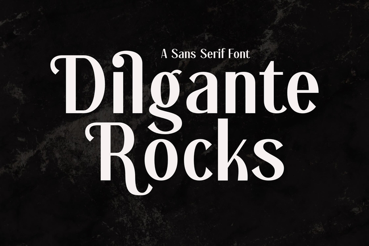 Dilgante rocks字体 1