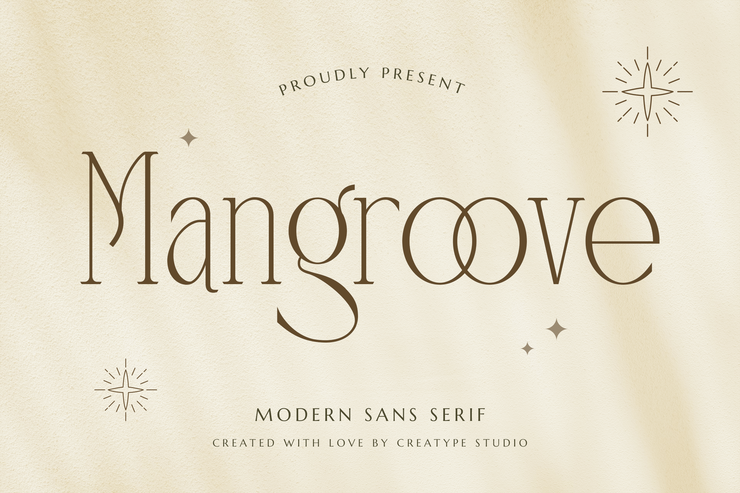 Mangroove字体 3