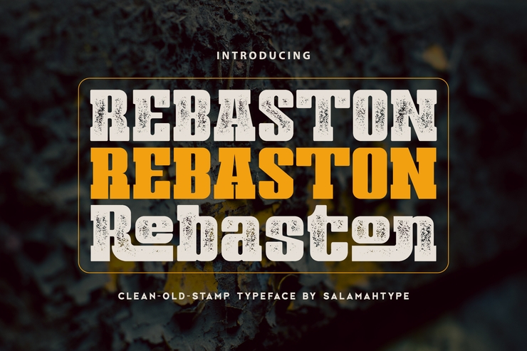 Rebaston字体 1
