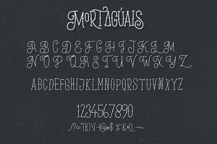 Mortaguais字体 10