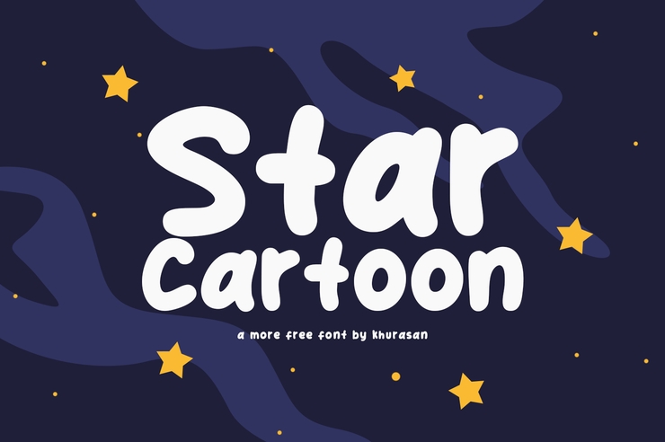 Star cartoon字体 1