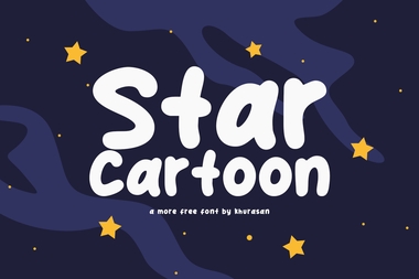 Star cartoon字体