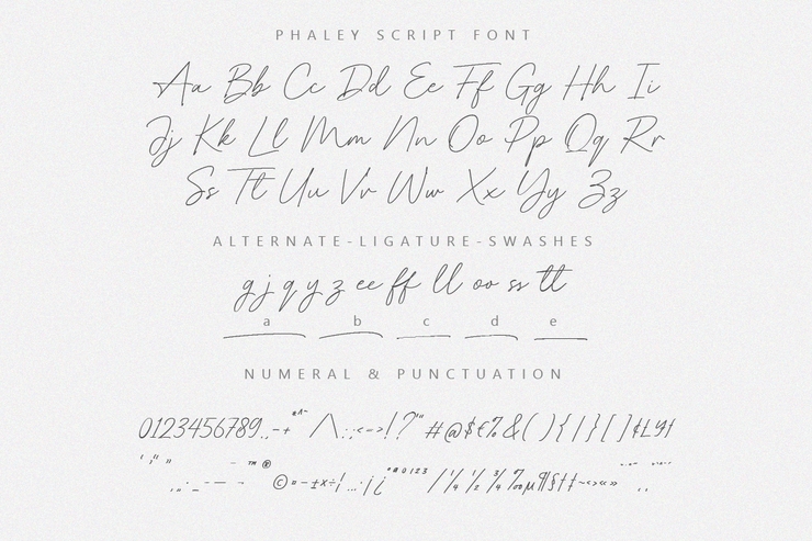 Phaley字体 7