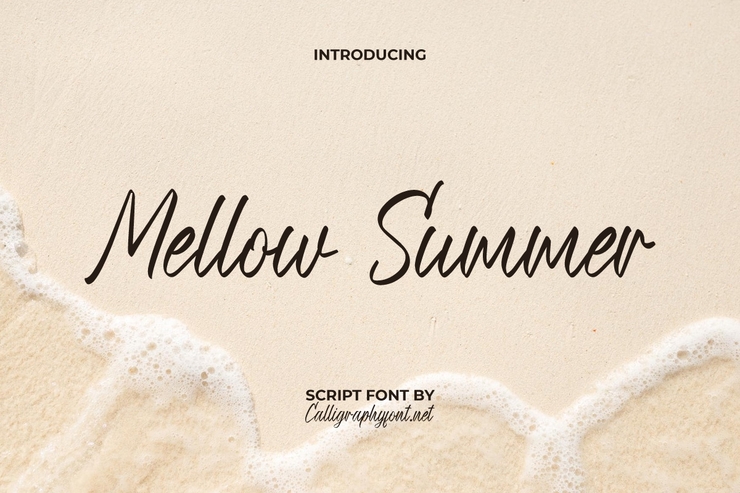 Mellow summer字体 1