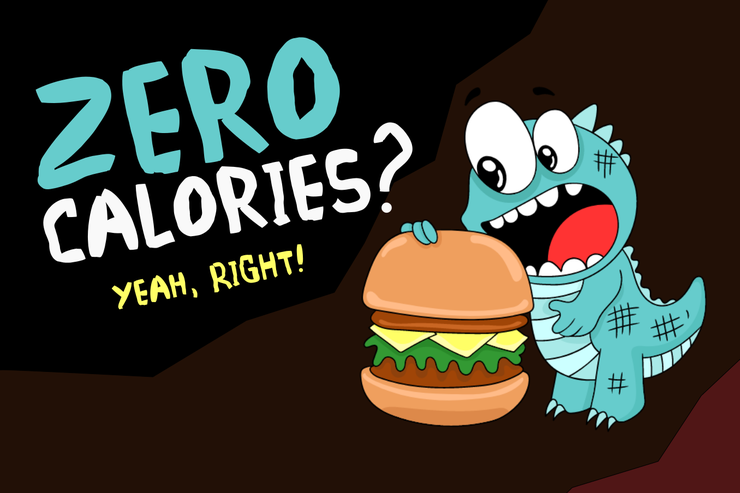 zero calories字体 1