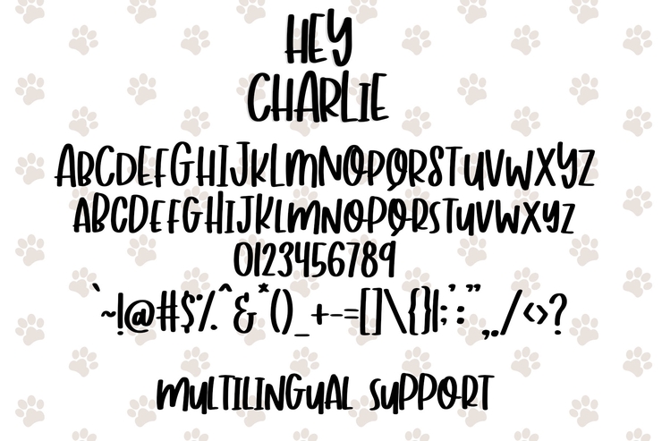 Hey charlie字体 3