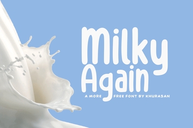 Milky again字体