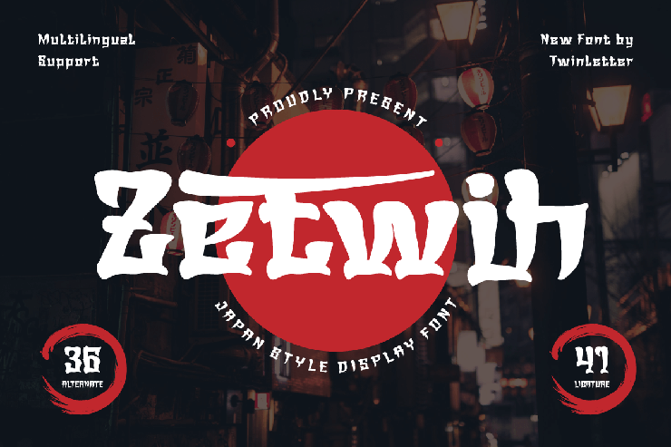 zetwih trial字体 1