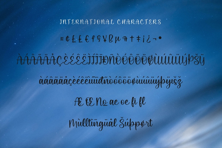 Nattalea字体 10