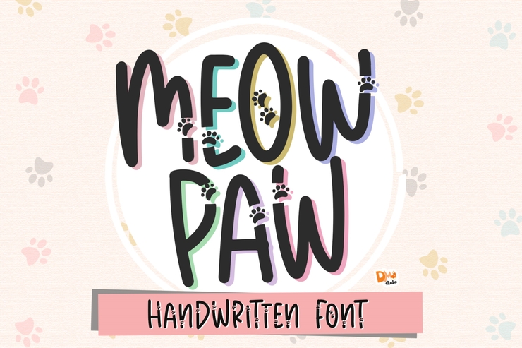 Meow paw字体 1