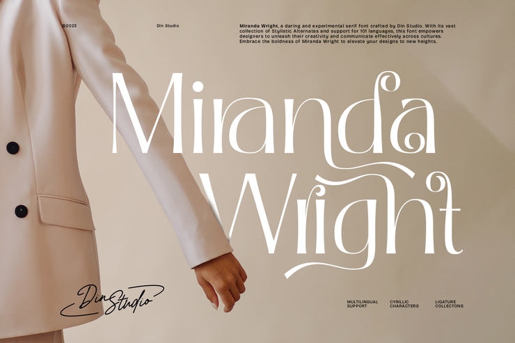 Miranda wright字体 1