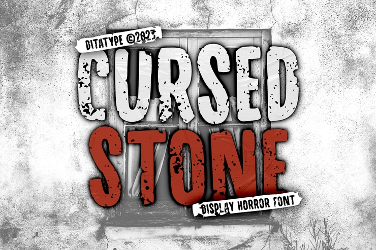 Cursed stone字体 1