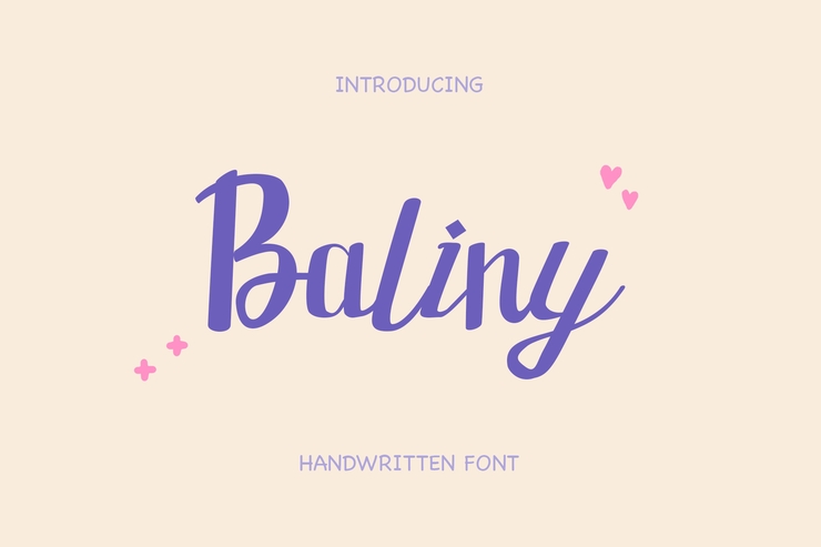 Baliny字体 1
