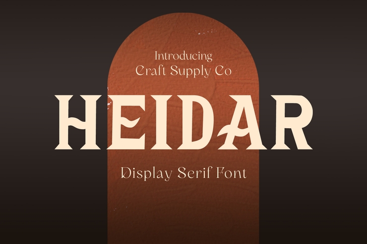Heidar字体 1