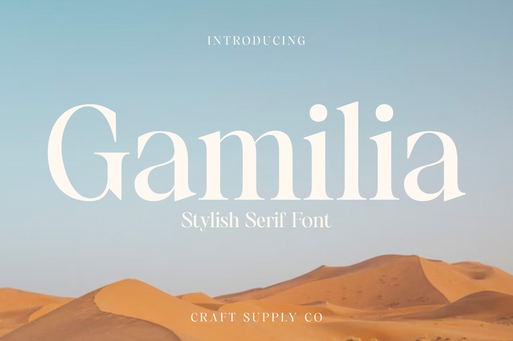 Gamilia字体 1
