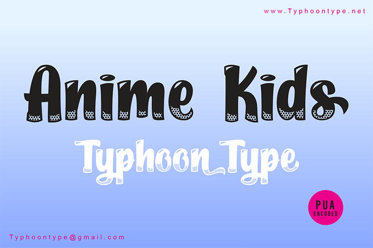 Anime kids字体 1