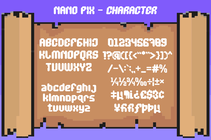 Nano pix字体 7