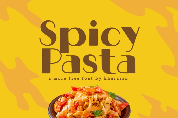 Spicy pasta字体 1