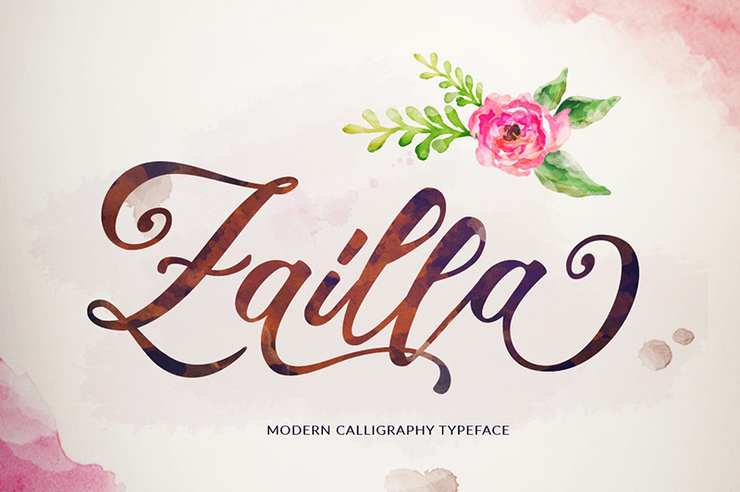 zailla script字体 1