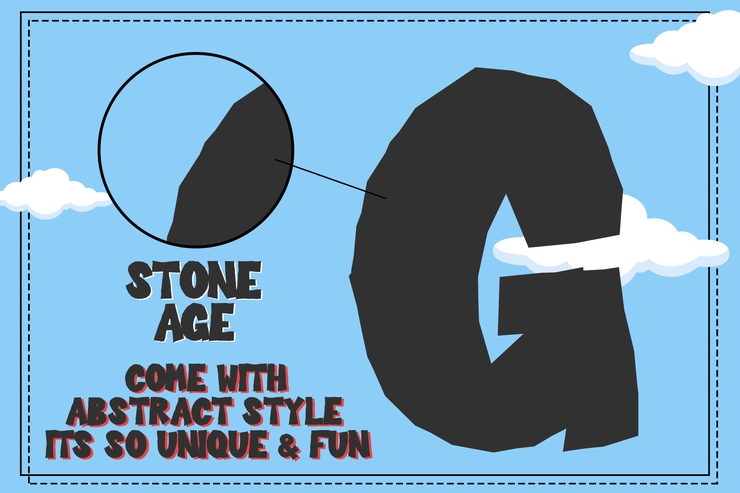Stone age字体 6