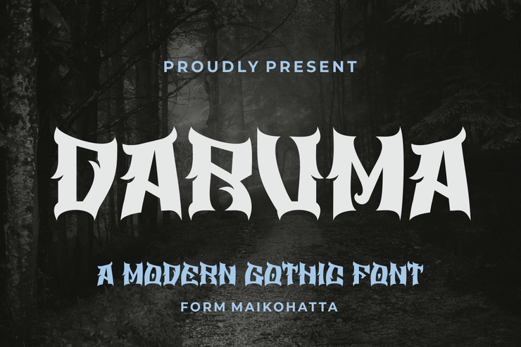 Daruma字体 2