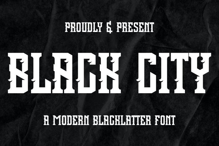 Black city字体 2