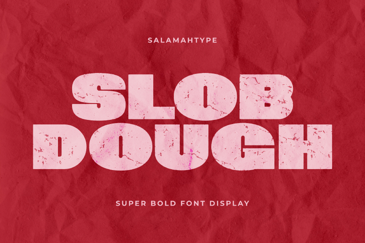 Slob dough字体 1