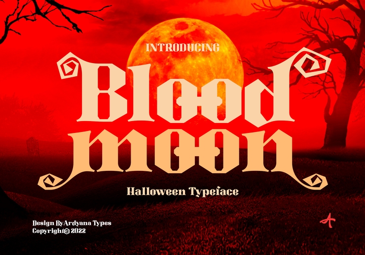 Blood moon字体 2