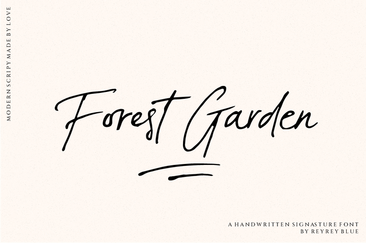 Forest garden字体 1