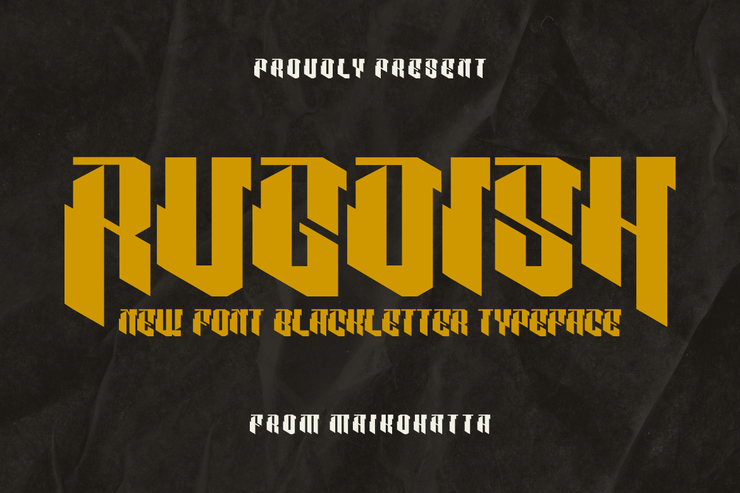 Rugdish字体 1