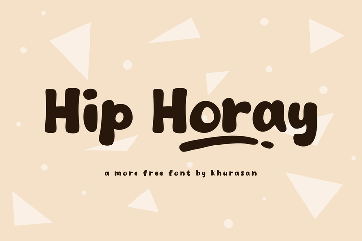 Hip horay字体 1