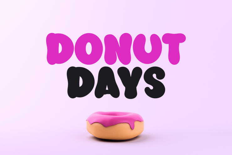 Donut days字体 1