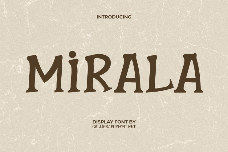 Mirala字体 1