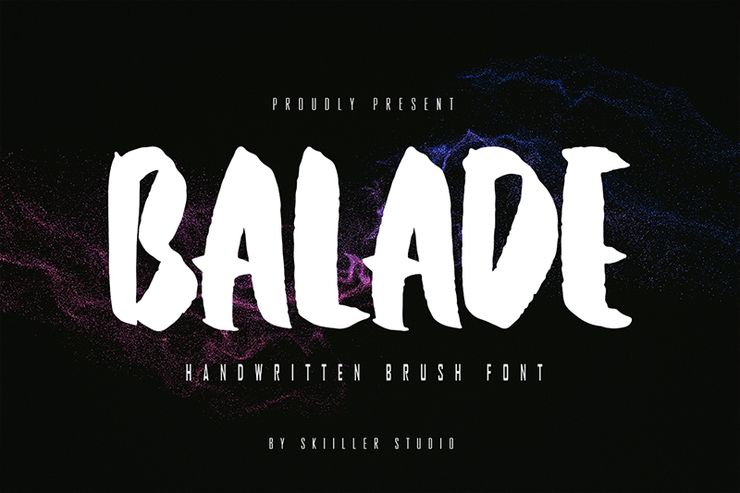Balade字体 1