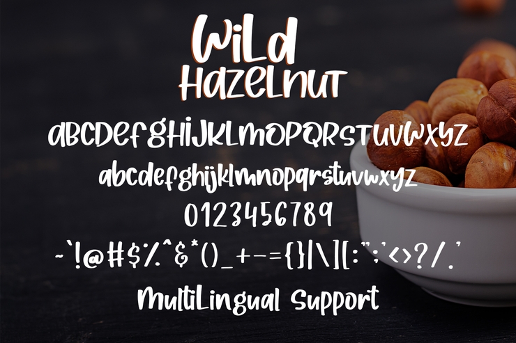 Wild hazelnut字体 6