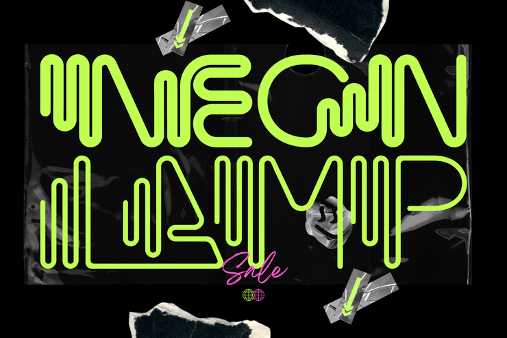 Neon lamp字体 1