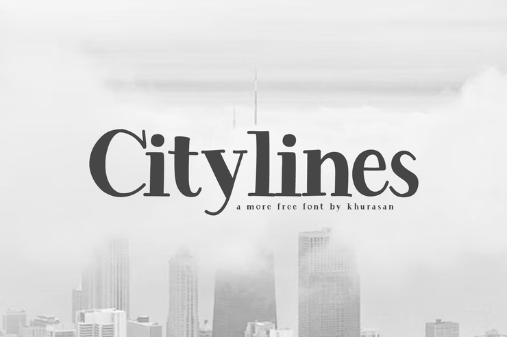 Citylines字体 1