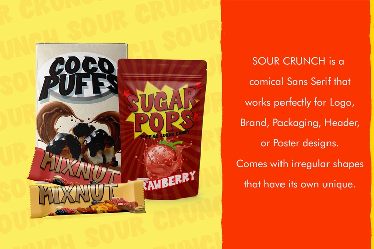 Sour crunch字体 2