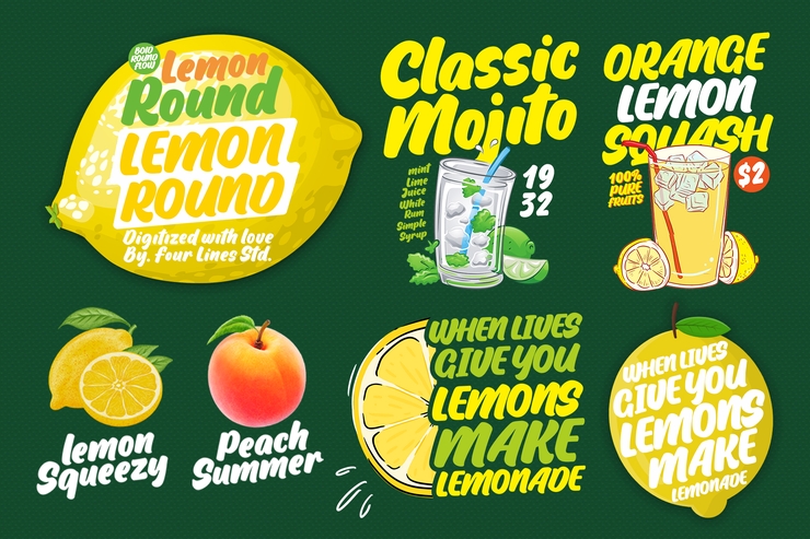 Lemon round字体 5