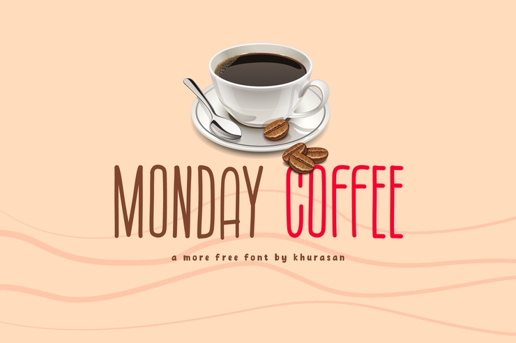 Monday coffee字体 1