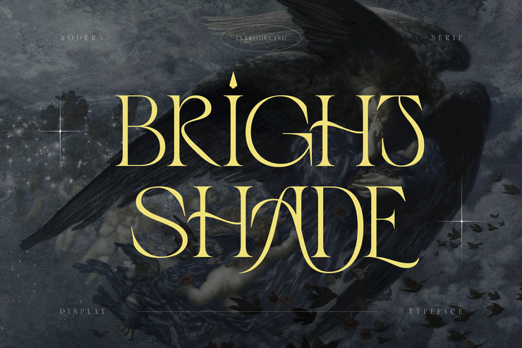 Bright shade字体 1