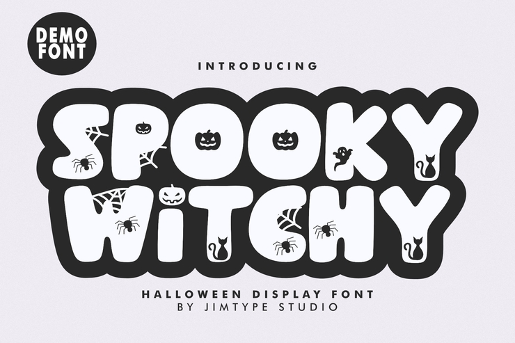 Spooky witchy字体 1