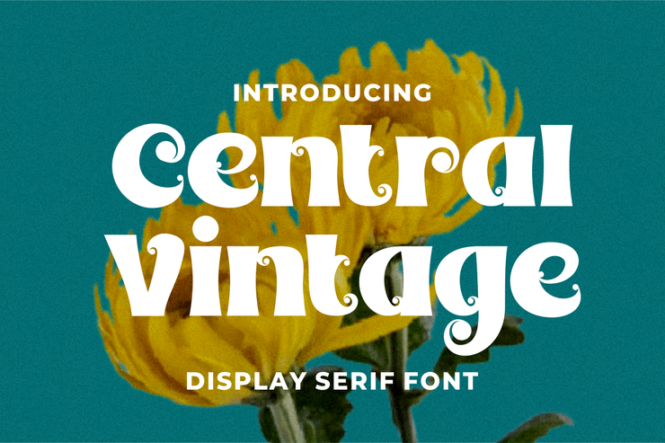 Central vintage字体 1